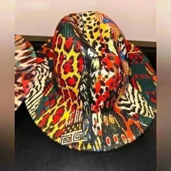Animal print fedora hat - Picture 1 of 2